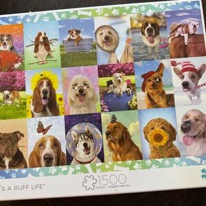 Dog-Themed 1500-Piece Puzzle
